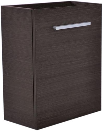 Xellanz fonteinkast tbv HS fonteintje l/r 1 deur 40x21 houtnerf grijs