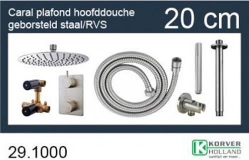 Wiesbaden one -pack inbouwthermostaatset rond type 201 GS (20 cm.)