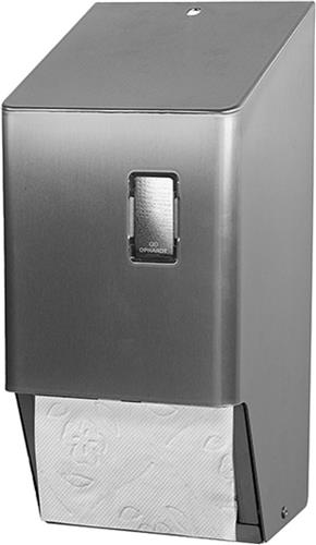SanTRAL Toiletrolhouder 2rols RVS