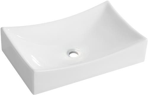Exellence Slide opzetwastafel 54x34x12cm wit