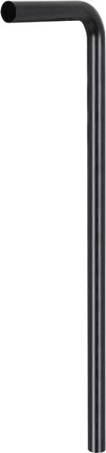 Differnz Vloerbuis Mat Zwart  Duurzaam Roestvrij staal  Ø 32 mm  750 x 220 mm