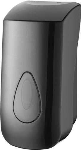 PlastiQline foamzeepdispenser 400 ml kunststof zwart navulbaar