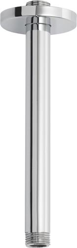 Wiesbaden Caral Luxe douche arm rond plafondbevestiging 20cm chroom