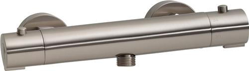 Wiesbaden Rio Thermostatische Douchekraan - 15 cm hartafstand - Geborsteld staal