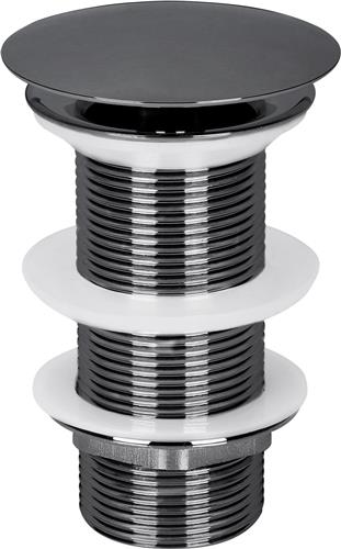 Differnz Afvoerplug Gun Metal - Always Open Mix & Match - Maat: L - Ø 72 mm