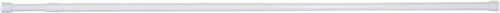 Differnz Round douchestang - om vast te klemmen - aluminium veredeld - 125 x 220 cm - wit