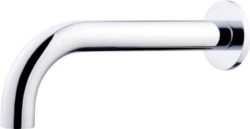 Wiesbaden Caral Inbouw Baduitloop 20 cm. - Chroom