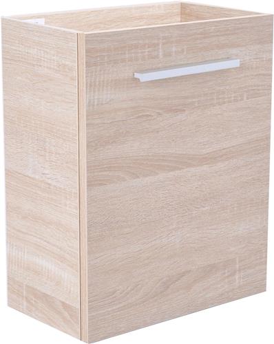 Wiesbaden fonteinkast tbv HS fonteintje l/r 1 deur 40x21 licht-eiken