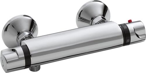 Wiesbaden Universal Thermostatische Douchekraan - 15 cm hartafstand - Chroom