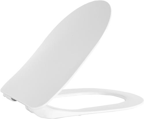 WC-BRIL - MAT WIT DUROPLAST, INOX SCHARNIEREN, SOFTCLOSE - DUROPLAST SIÈGE DE TOILETTE BLANC MAT, INOX CHARNIÈRES, SOFT-CLOSE