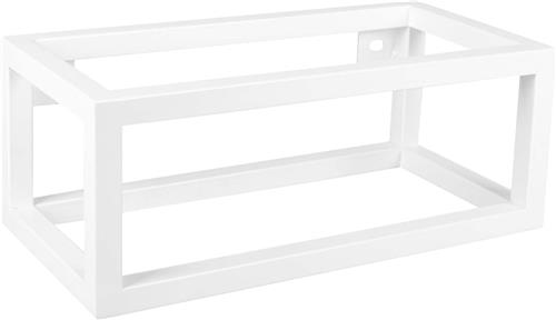 Differnz handdoekrek  voor fontein 40 x 22 cm  powder coated steel  wit