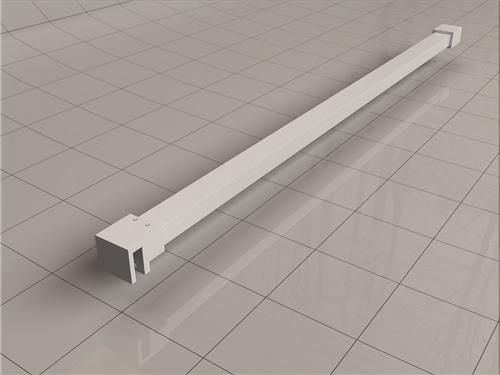 Wiesbaden Slim Stabilisatiestang 120cm Wit