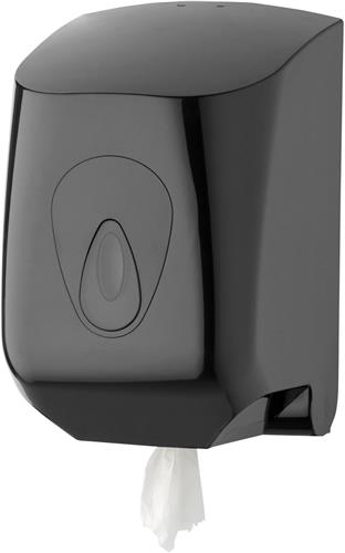 PlastiQline Poetsroldispenser midi kunststof zwart