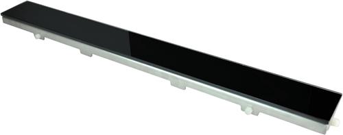 Wiesbaden Drain Glasrooster 50 cm. - Zwart