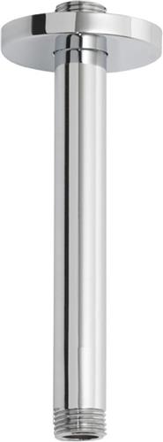 Wiesbaden luxe douche-arm rond plafondbev. 15cm chroom