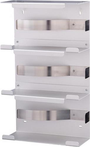 MediQoline Handschoendispenser trio aluminium