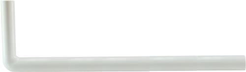 Wiesbaden PVC vloerbuizen 750x220x32 wit