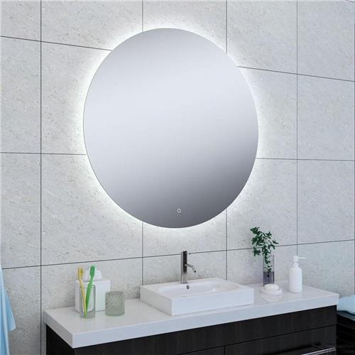 Badkamerspiegel Soul Rond 60x60cm Geintegreerde LED Verlichting Verwarming Anti Condens en Touch Schakelaar
