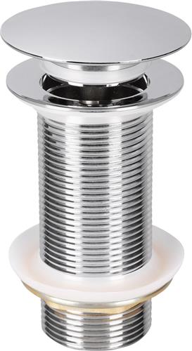 Differnz Design Afvoerplug Chroom  Popup  Ø 63mm  Mix & Match  Grote schroef