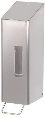 SanTRAL® Classic NSU 11 E/S Steel Touch (ST), dispenser voor vloeibare zepen, 1.200 ml, gepolijst roestvrij staal, met anti-vingerafdrukcoating, uitneembaar navulreservoir met kunststof pomp