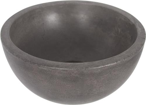 Differnz Ruz - Waskom beton donkergrijs - Rond - 25 x 25 x 11.5 cm