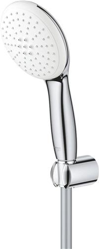 GROHE Tempesta 110 Handdoucheset - Ø11cm - 2 straalsoorten - 5.6l/min - niet verstelbaar - 150cm - chroom