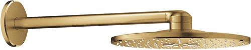 GROHE Rainshower hoofddouche+arm rond cool sunrise geborsteld