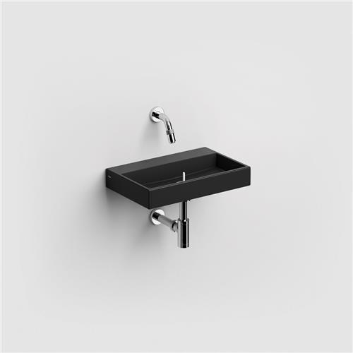 Clou Mini Wash Me fontein 38x24cm zonder kraangat en plug Keramiek Zwart mat