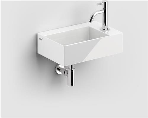 Clou Flush fontein 35.5x24.5cm inclusief plug met kraangat keramiek glanzend wit