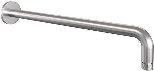Brauer Brushed Edition - Douchearm Muur - 40cm - Geborsteld Nikkel PVD