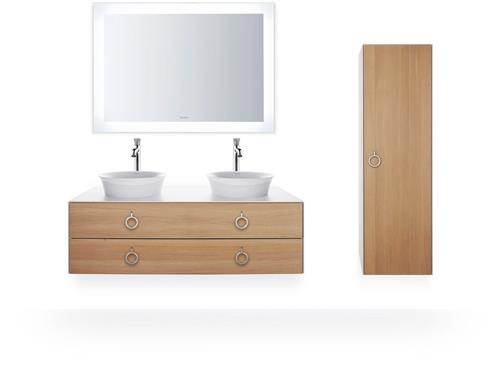 Duravit White Tulip - Opzetwastafel, diameter 43 cm, DuraCeram, wit 2362430079