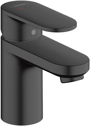 hansgrohe Vernis Blend ééngreeps wastafelmengkraan 70 CoolStart met trekwaste mat zwart
