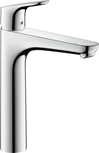 hansgrohe Focus ééngreeps wastafelmengkraan 190 zonder afvoergarnituur - Hoge uitloop - Chroom - voorsprong uitloop 159 mm