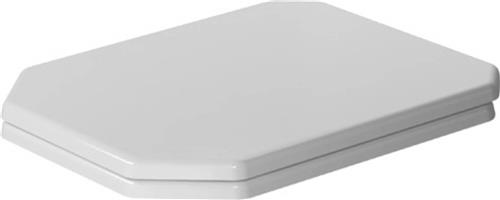 Duravit Series 1930 Closetzitting Softclose Systeem 36.7x43.7x3.6 cm Thermoset Wit