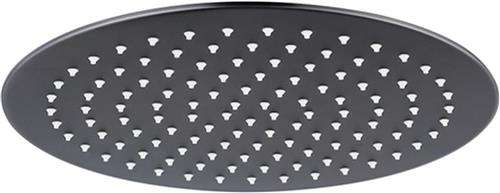 Fortifura Calvi Hoofddouche 25cm rond 7mm Geborsteld Gunmetal PVD