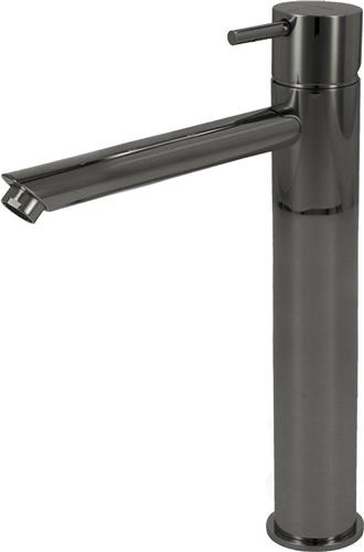 Wastafelmengkraan Hotbath Cobber 1-hendel Recht 28.6 cm Zwart Chroom