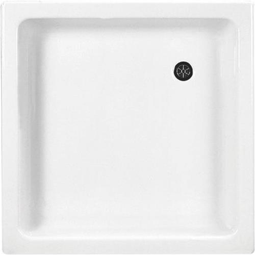 Nemo Start StratosH douchebak acryl 90x90x15cm afvoer D52 wit dikte 4 mm