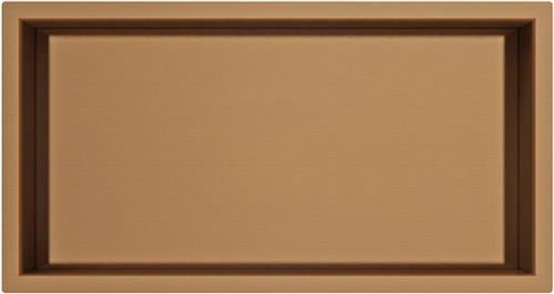 Fortifura Galeria Inbouwnis - 30x60x7cm - Geborsteld Geborsteld koper PVD (Koper)