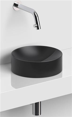 Clou Vale fonteinen keramiek fontein rond Zwart mat