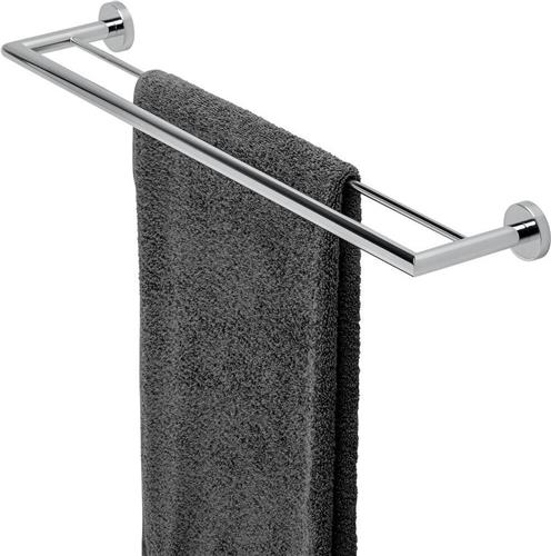 Geesa Nemox Handdoekrek dubbel - 60 cm - Chroom