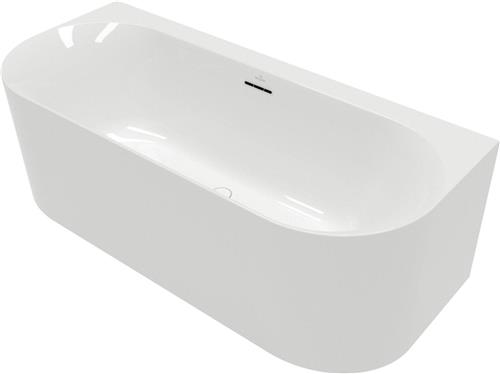 Villeroy & Boch Loop & friends half vrijstaand bad - 180x80cm - Acryl Wit Alpin glans