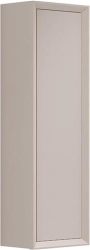 Saniclass Prime Core Hoge Kast - 120x34.5x34.5cm - 1 deur - mat cotton (beige) - MDF
