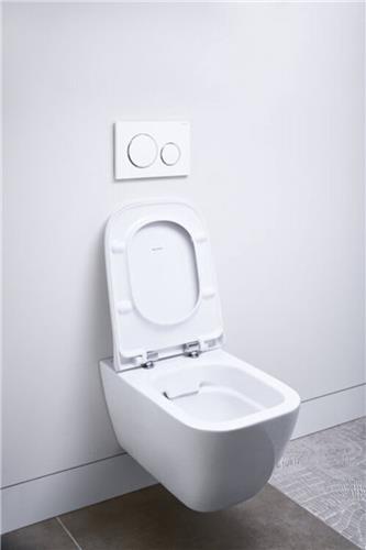 Geberit Smyle Closetzitting Topfix Softcl.Afneemb. Wit