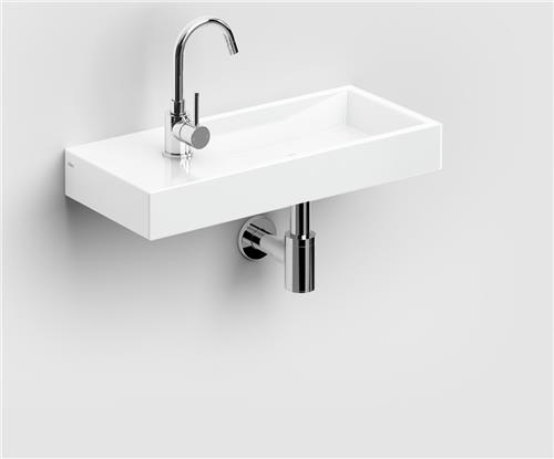 Clou Mini Wash Me fontein 48x32cm zonder kraangat Keramiek wit