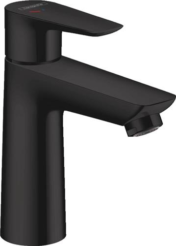 hansgrohe Talis E ééngreeps wastafelmengkraan 110 CoolStart zonder afvoer mat zwart