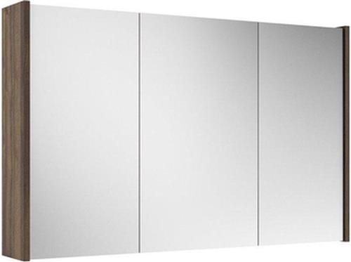 Saniclass Prime Spiegelkast - 100x63x16cm - inclusief zijpanelen - noten (hout)