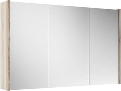 Saniclass Prime Spiegelkast - 100x63x16cm - inclusief zijpanelen - beech (hout)