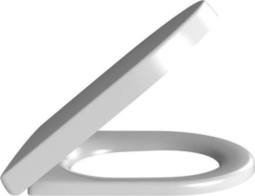 Villeroy & Boch Avento closetzitting - met deksel met softclose en quick release met RVS scharnieren wit