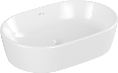 Villeroy & Boch Architectura - Opzetwastafel, 60x40 cm, met overloop, CeramicPlus, alpine wit 5A2660R1