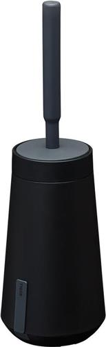 Tiger Tess - Toiletborstelhouder met Swoop® borstel flexibel - Zwart / Antraciet